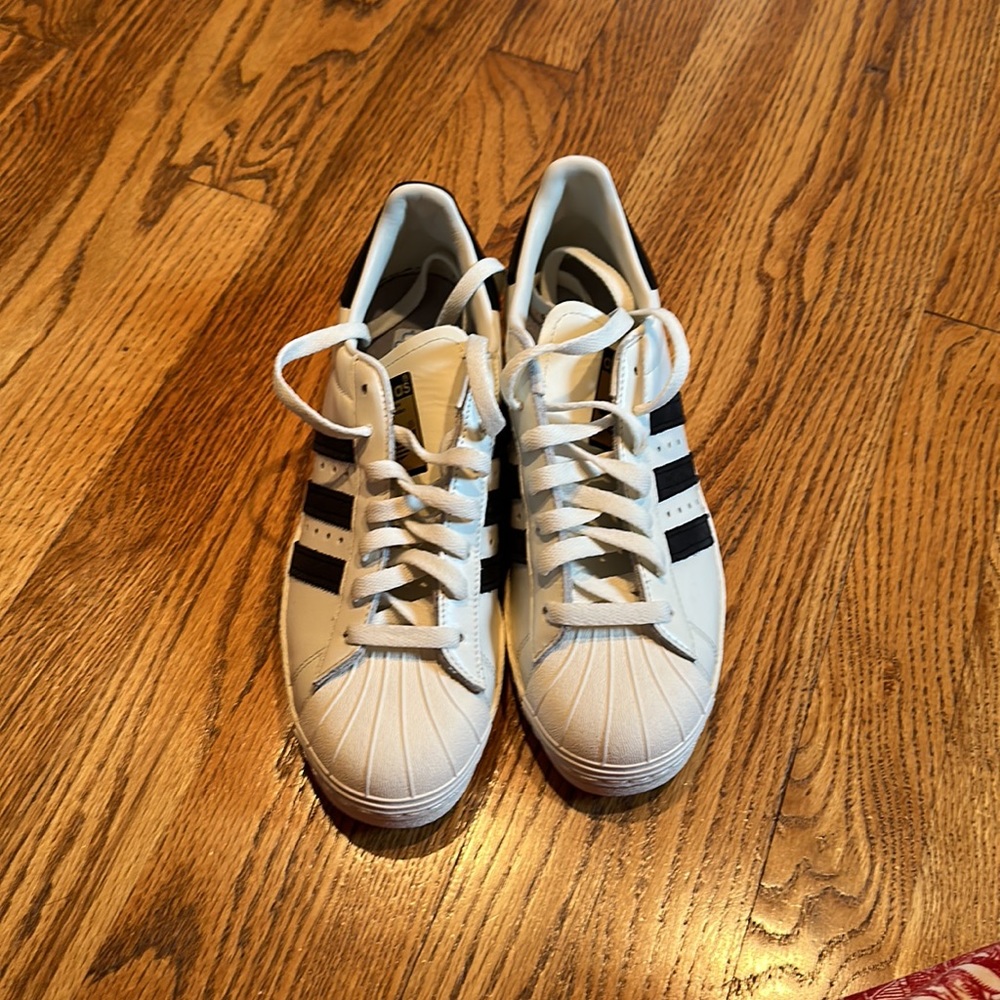 Gold Special Edition Adidas Superstars. Made In F… - image 5